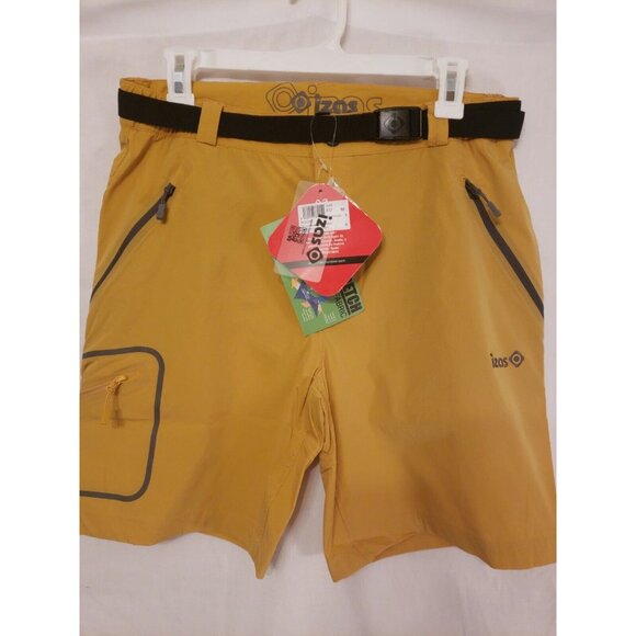 Izas Men's Rock Hiking Shorts Gold Honey Size S STRETCH NWT Summer Vacation - Picture 2 of 7